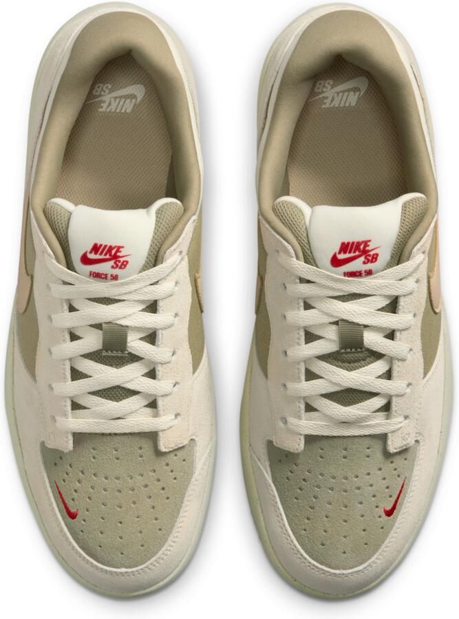 Nike SB Force 58 Skateschoenen Wit - Foto 2