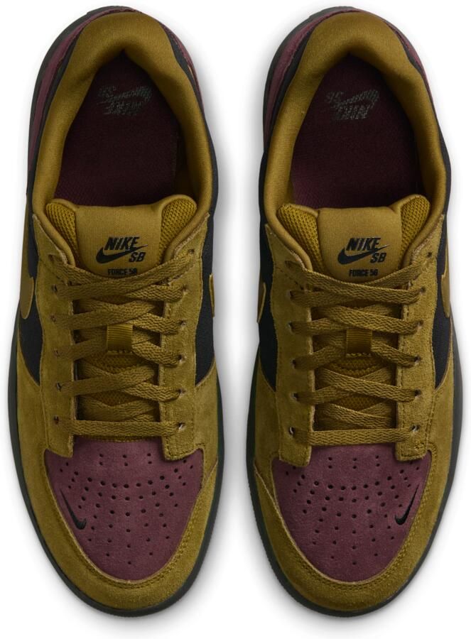 Nike SB Force 58 Skateschoenen Zwart