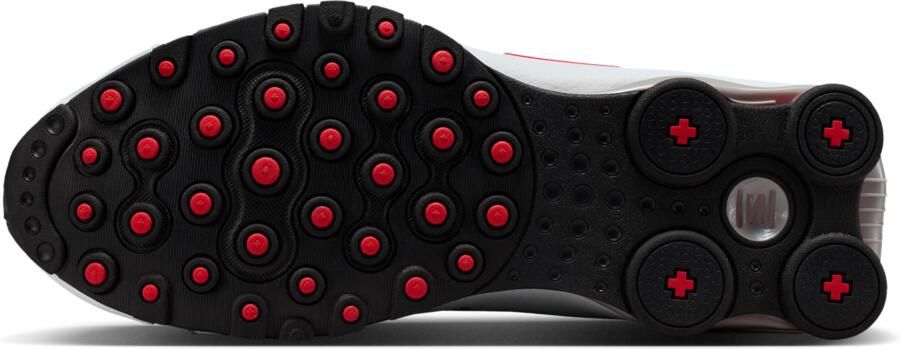 Nike Shox Sneakers Heren Wit Mesh Synthetisch - Foto 4