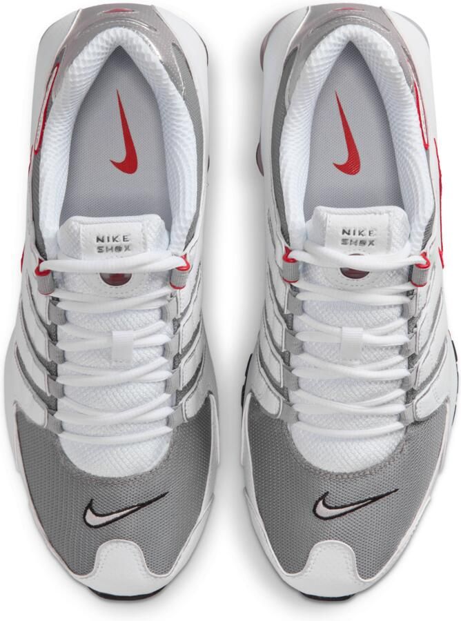 Nike Shox Sneakers Heren Wit Mesh Synthetisch