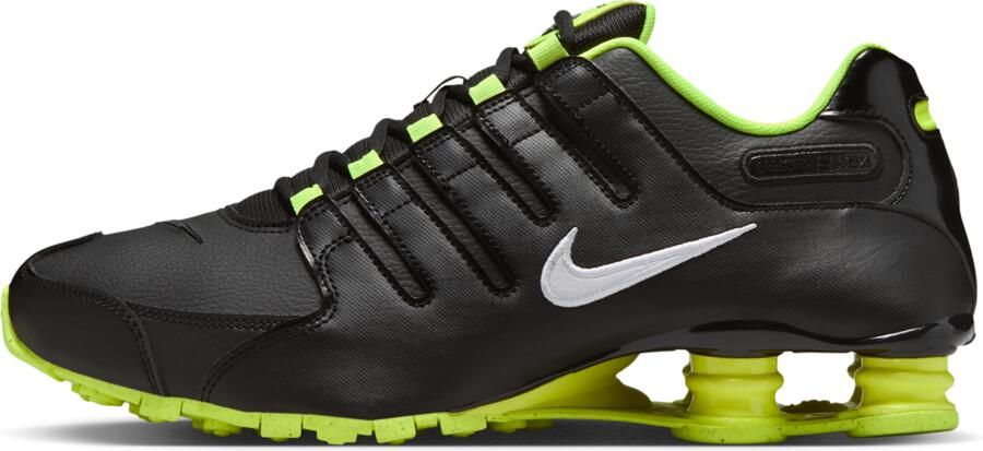 Nike Shox Sneakers Heren Zwart Mesh Synthetisch
