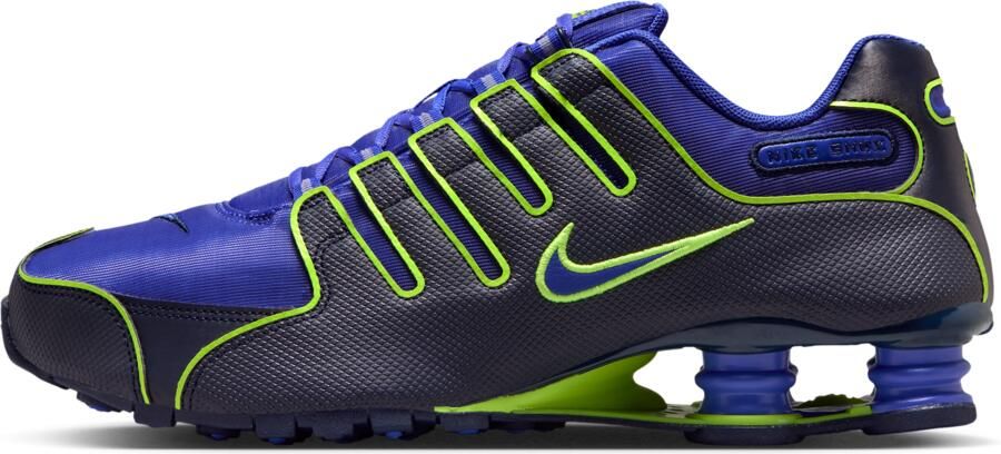 Nike Shox Sneakers Heren Blauw Mesh Synthetisch