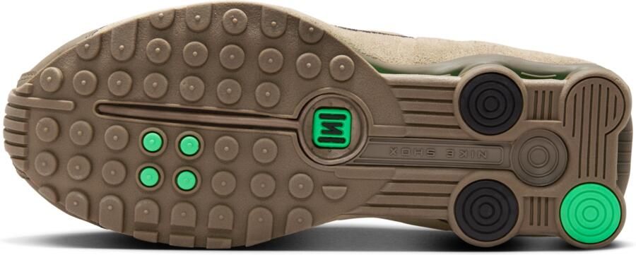 Nike Shox Sneakers Dames Olijf Mesh Synthetisch - Foto 4