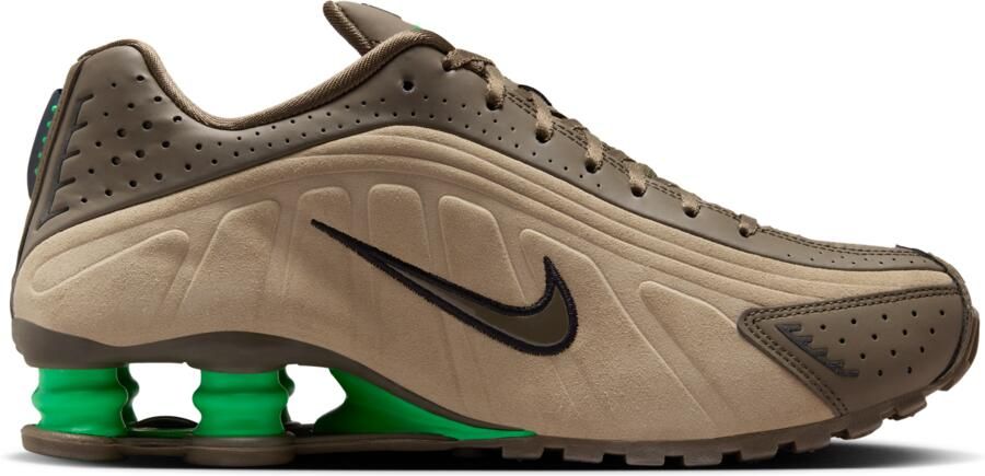 Nike Shox Sneakers Dames Olijf Mesh Synthetisch - Foto 3