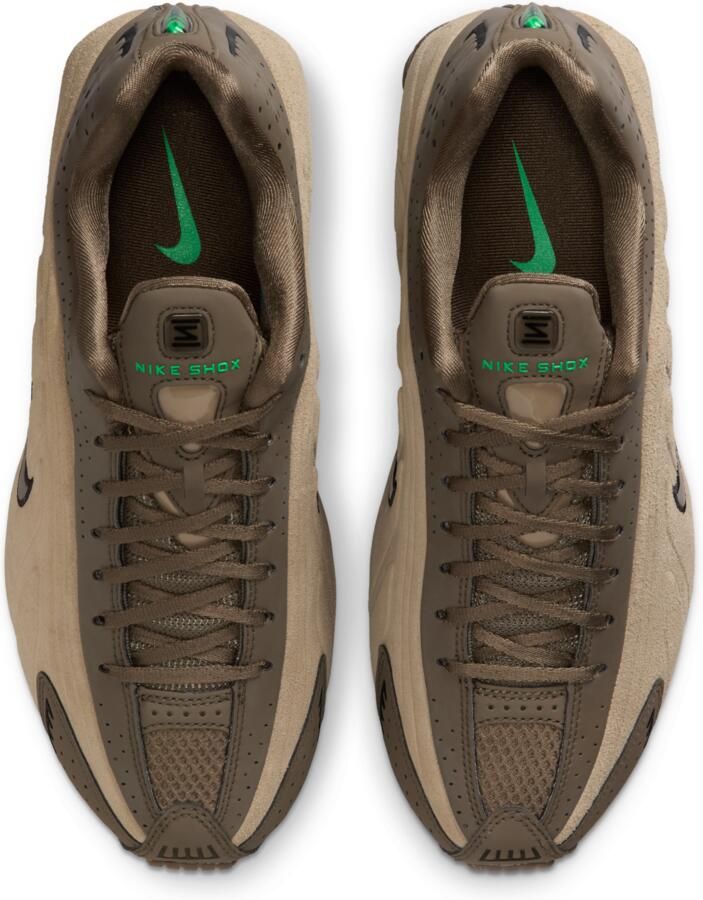 Nike Shox Sneakers Dames Olijf Mesh Synthetisch - Foto 2