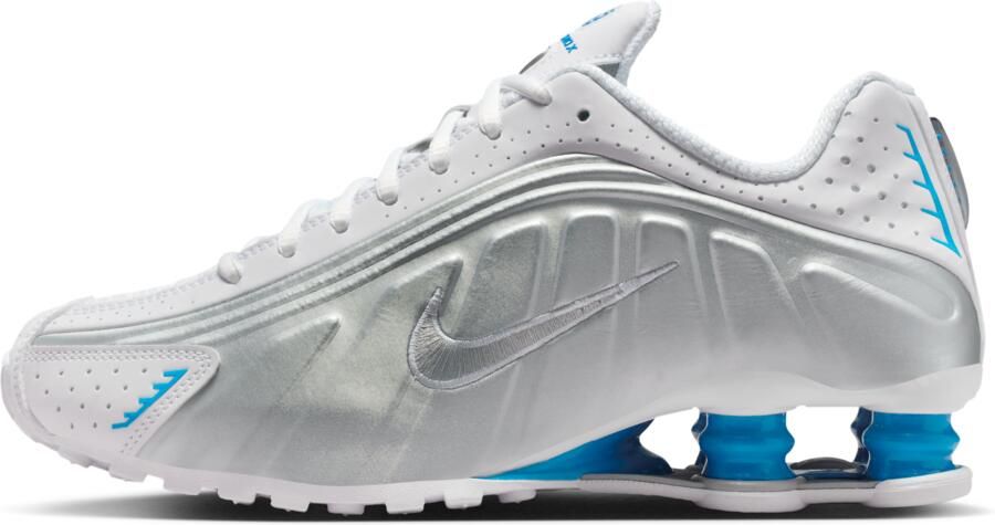 Nike Shox Sneakers Dames Wit Mesh Synthetisch