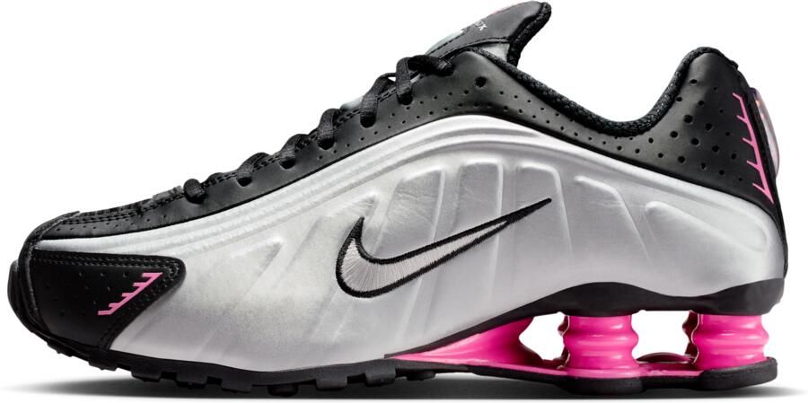 Nike Shox Sneakers Dames Zwart Mesh Synthetisch