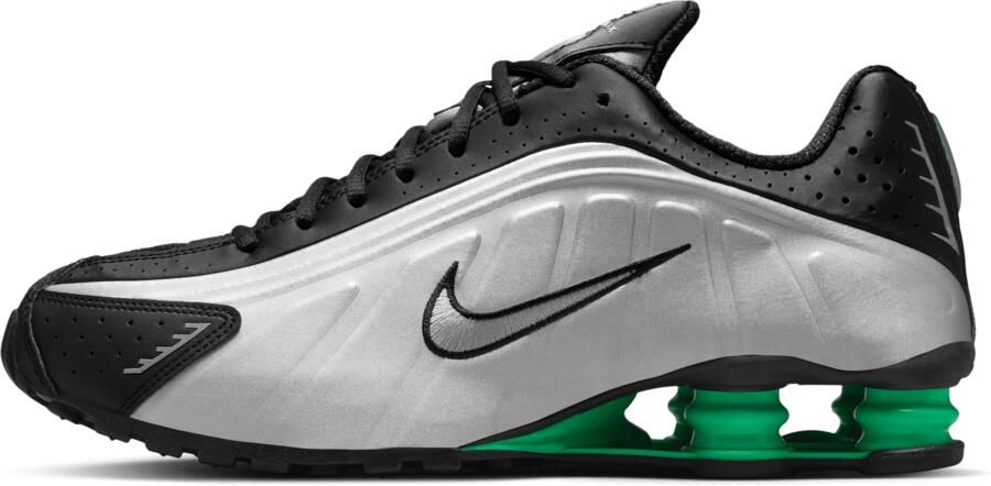 Nike Shox Sneakers Heren Zilver Mesh Synthetisch