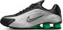 Nike Shox Sneakers Heren Zilver Mesh Synthetisch - Thumbnail 1