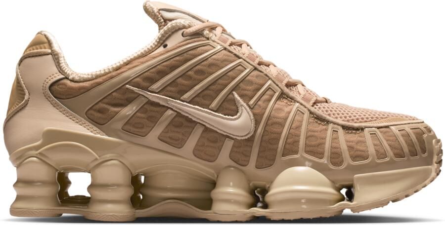 Nike Shox Sneakers Dames Beige Mesh Synthetisch - Foto 3