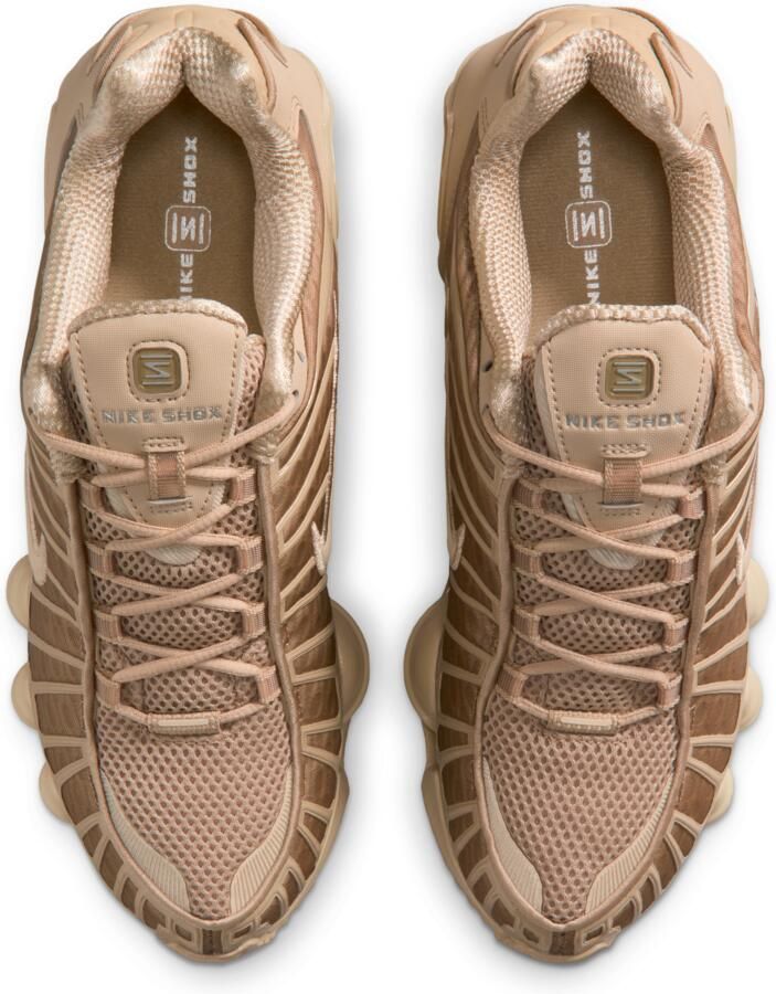 Nike Shox Sneakers Dames Beige Mesh Synthetisch - Foto 2