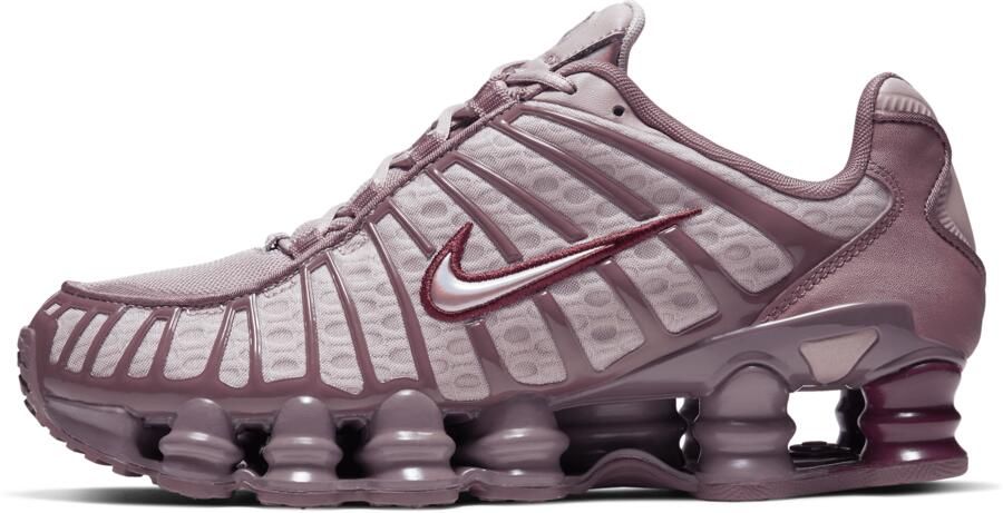 Nike Shox Sneakers Dames Roze Mesh Synthetisch