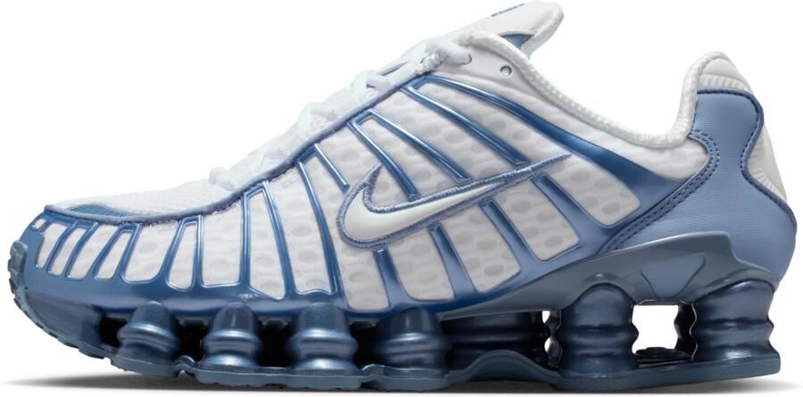 Nike Shox Sneakers Dames Wit Mesh Synthetisch