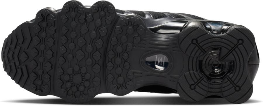 Nike Shox Sneakers Dames Zwart Mesh Synthetisch - Foto 4