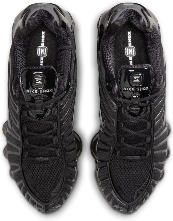 Nike Shox Sneakers Dames Zwart Mesh Synthetisch - Foto 2