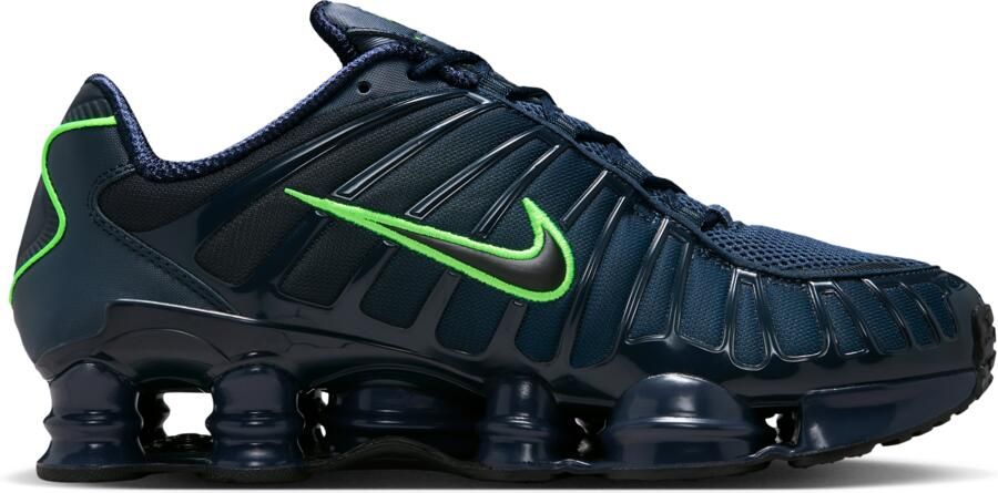Nike Shox Sneakers Heren Blauw Mesh Synthetisch - Foto 3