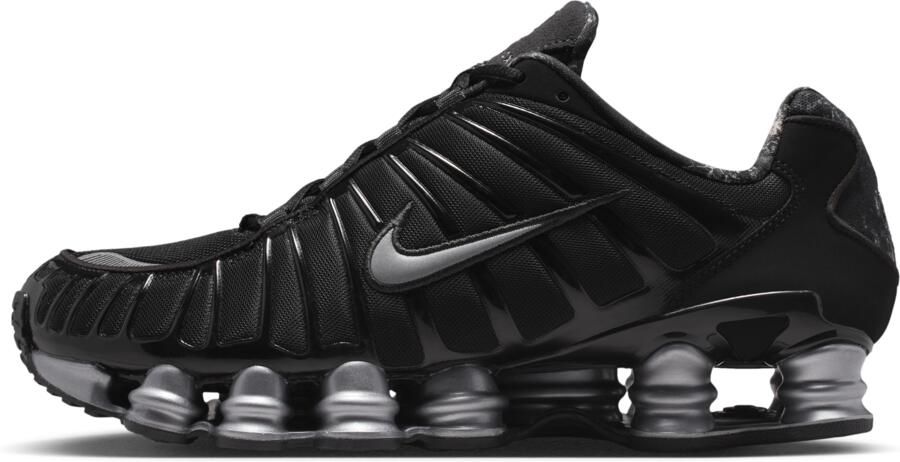 Nike Shox Sneakers Heren Zwart Synthetisch Textil