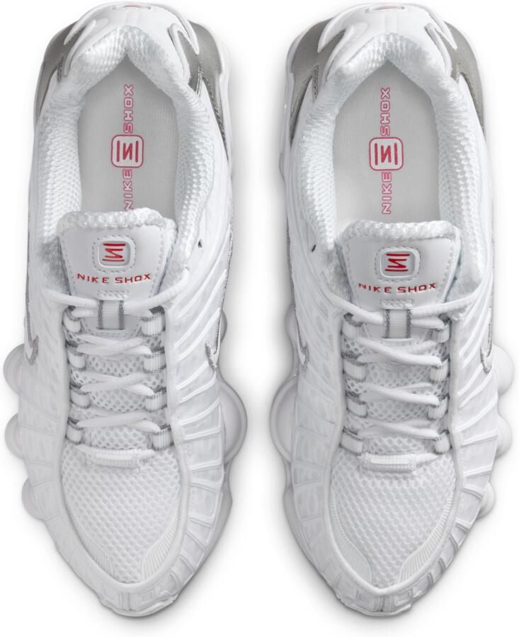 Nike Shox Kindersneakers Wit Leer