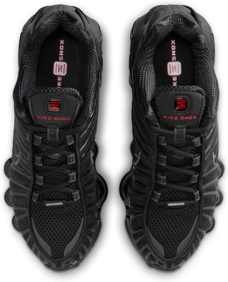 Nike Shox Kindersneakers Zwart Leer