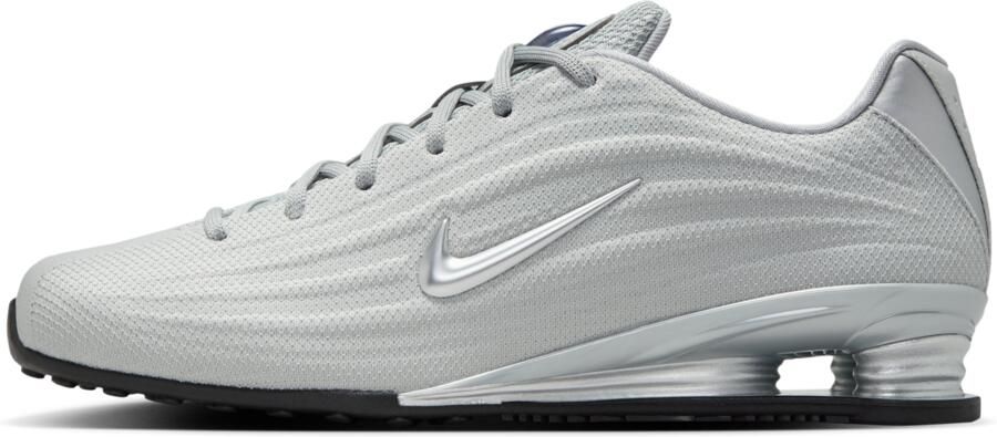 Nike Shox Sneakers Dames Zilver Nylon