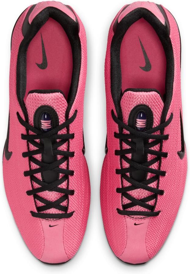 Nike Shox Sneakers Dames Roze Mesh Synthetisch