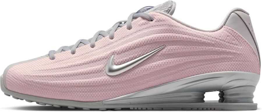 Nike Shox Sneakers Dames Rood Mesh Synthetisch