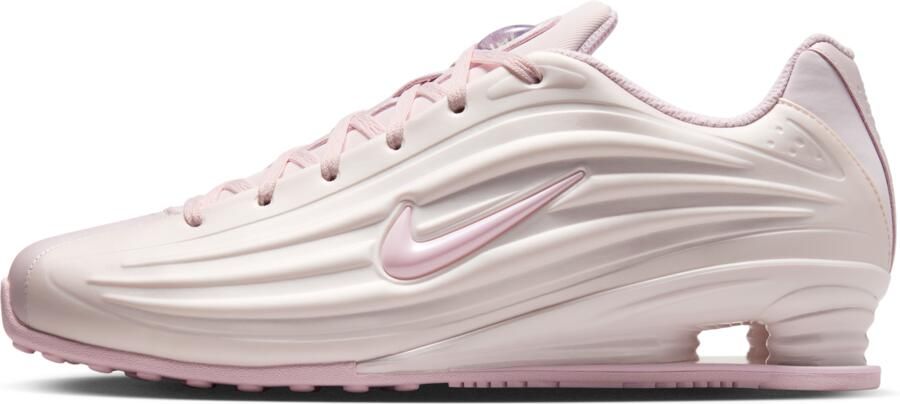 Nike Shox Sneakers Dames Roze Mesh Synthetisch