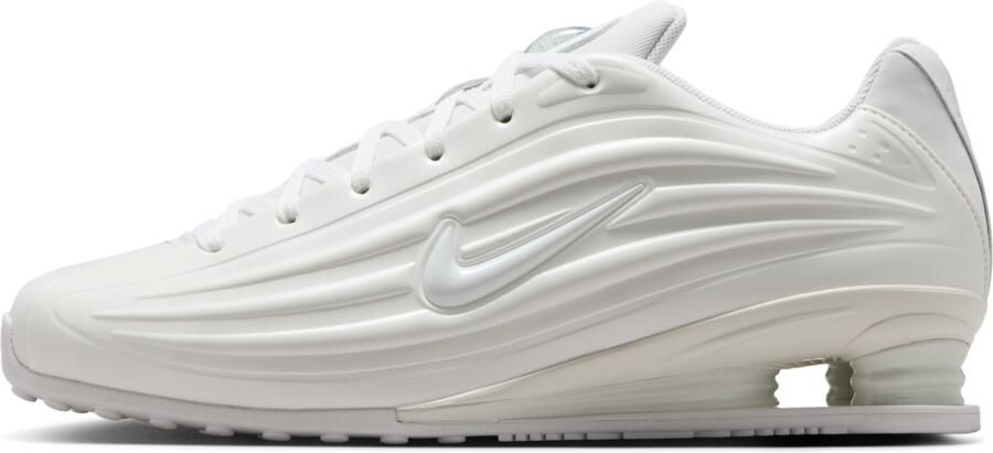 Nike Shox Sneakers Dames Wit Mesh Synthetisch
