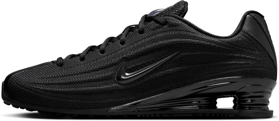 Nike Shox Sneakers Dames Zwart Mesh Synthetisch