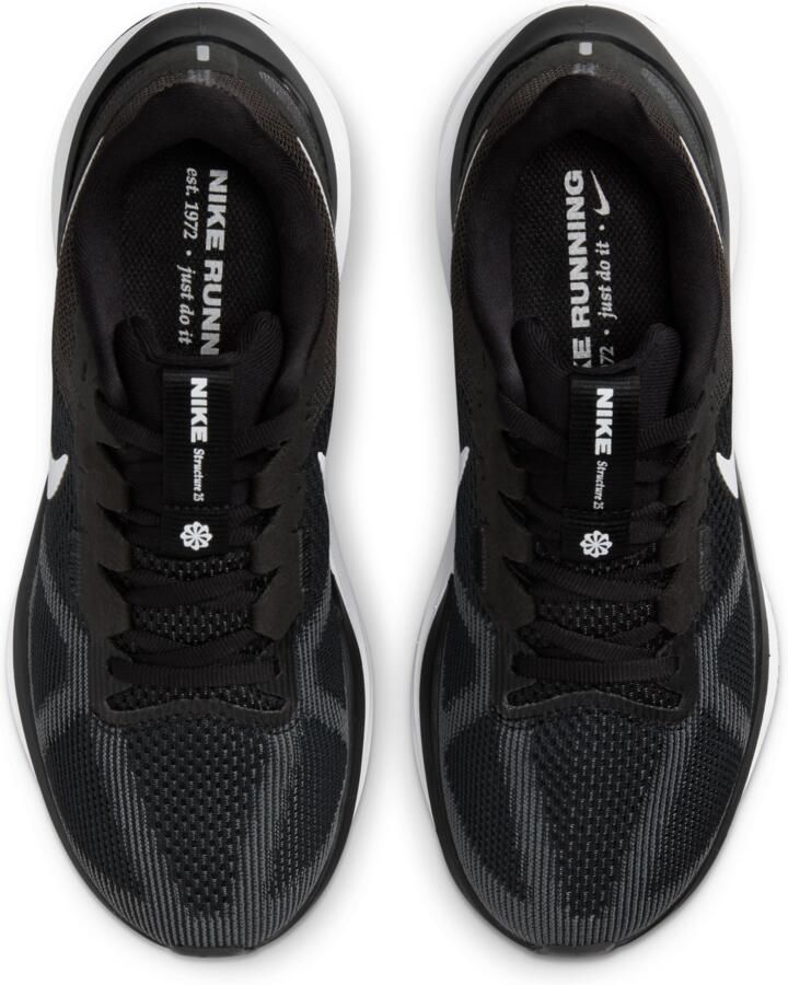 Nike Structure 25 hardloopschoenen voor dames (straat) Zwart - Foto 2