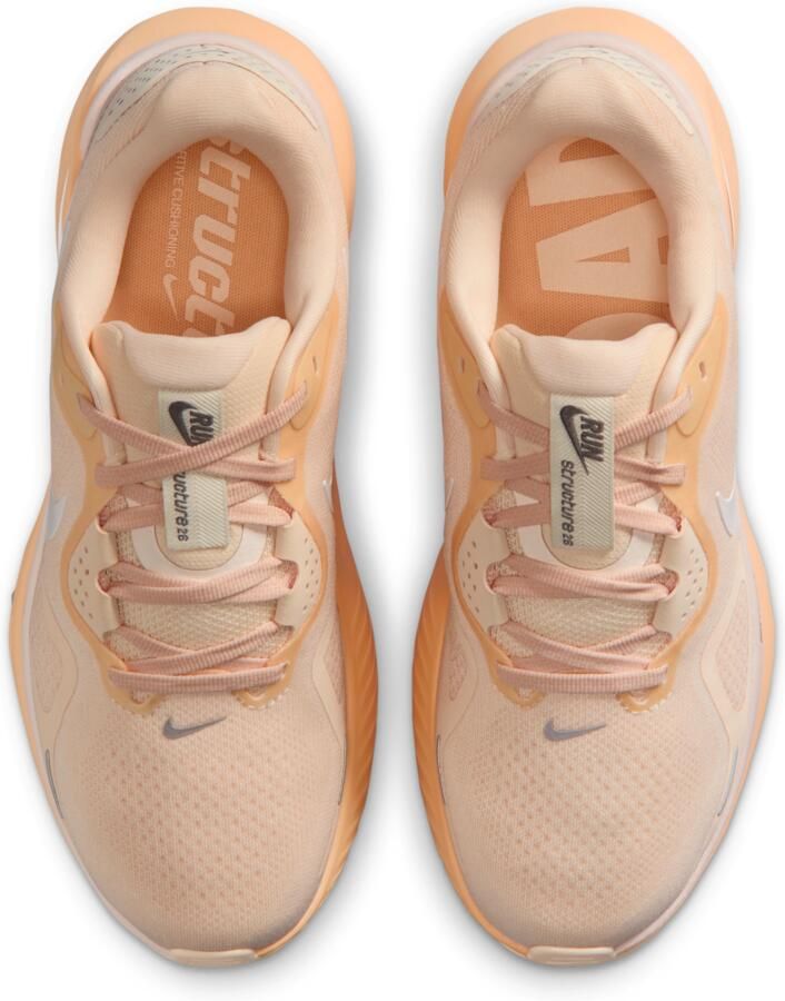 Nike Structure 26 hardloopschoenen voor dames (straat) Bruin - Foto 2