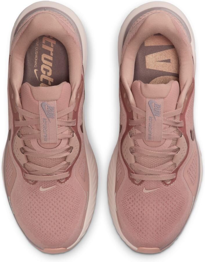 Nike Structure 26 hardloopschoenen voor dames (straat) Roze - Foto 2