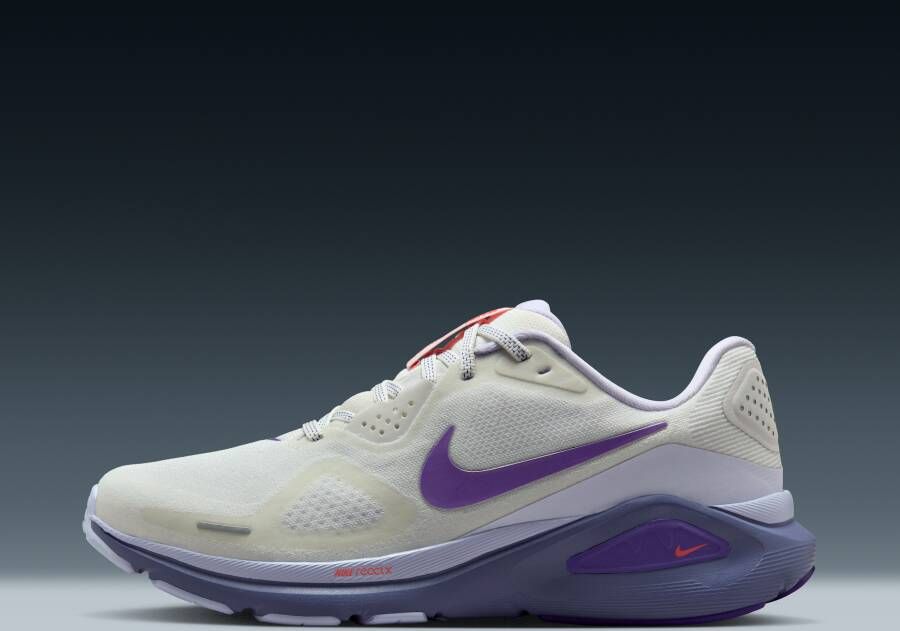 Nike Structure 26 hardloopschoenen voor dames (straat) Wit - Foto 4