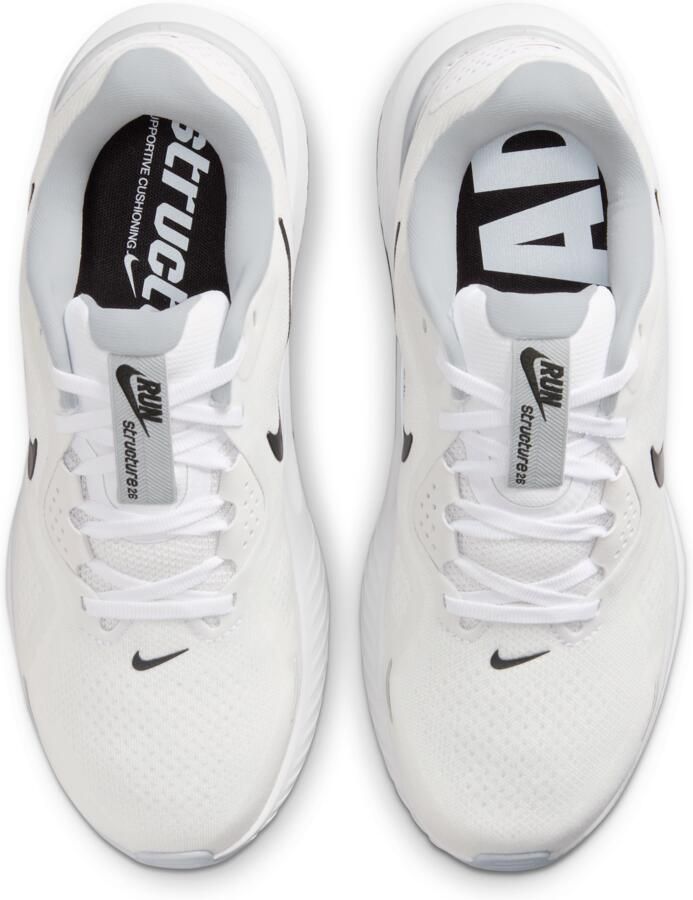Nike Structure 26 hardloopschoenen voor dames (straat) Wit - Foto 2