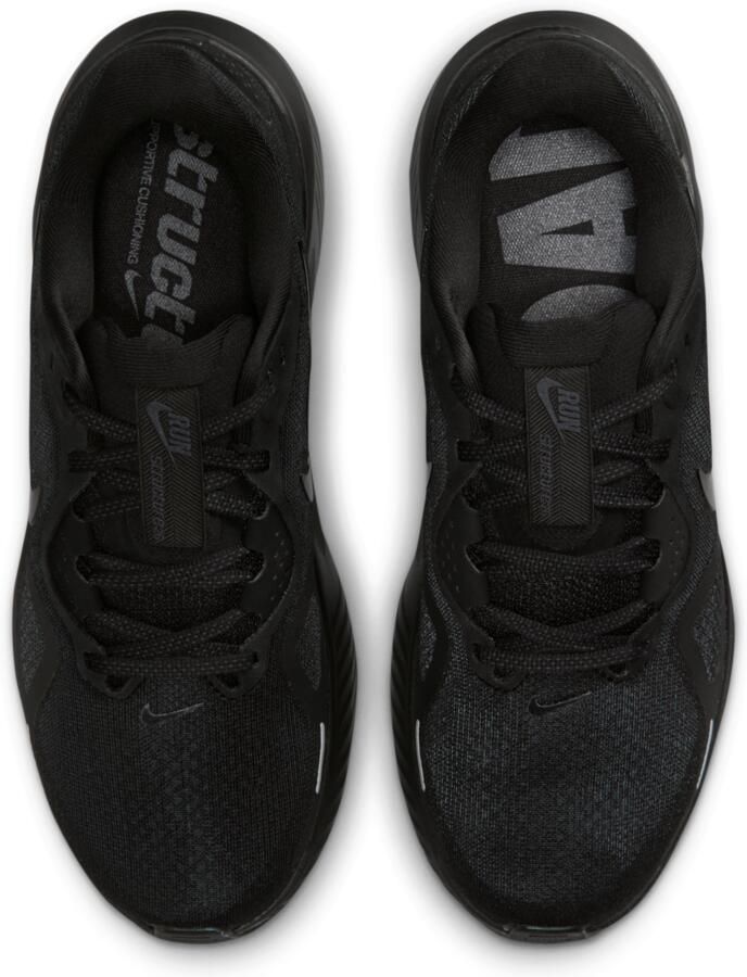 Nike Structure 26 hardloopschoenen voor dames (straat) Zwart - Foto 2