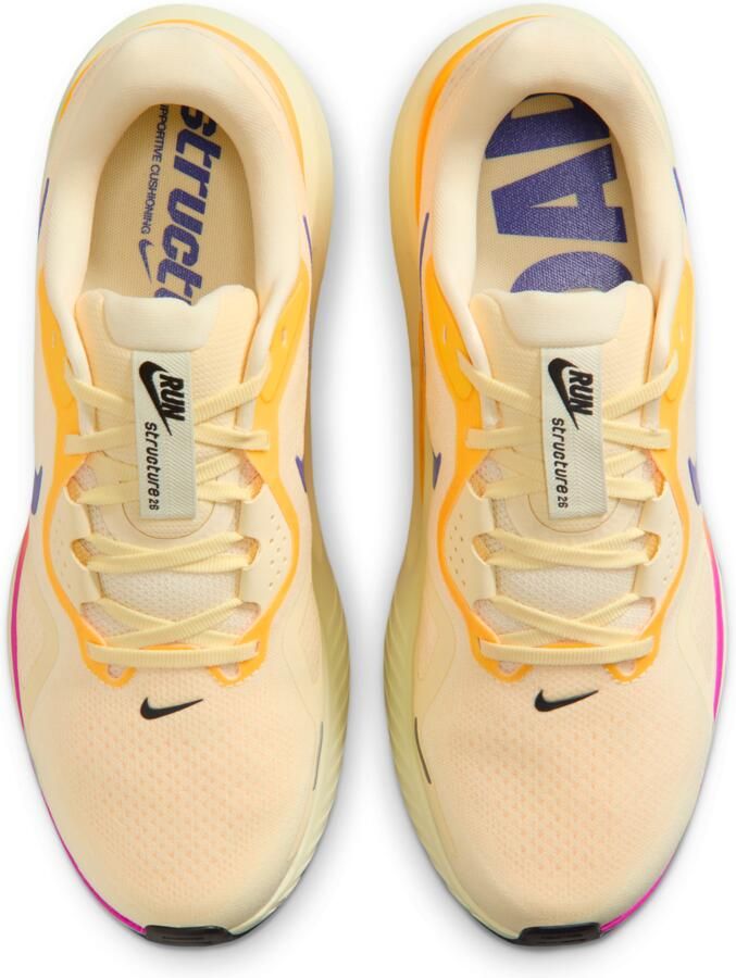 Nike Structure 26 hardloopschoenen voor heren (straat) Bruin - Foto 2