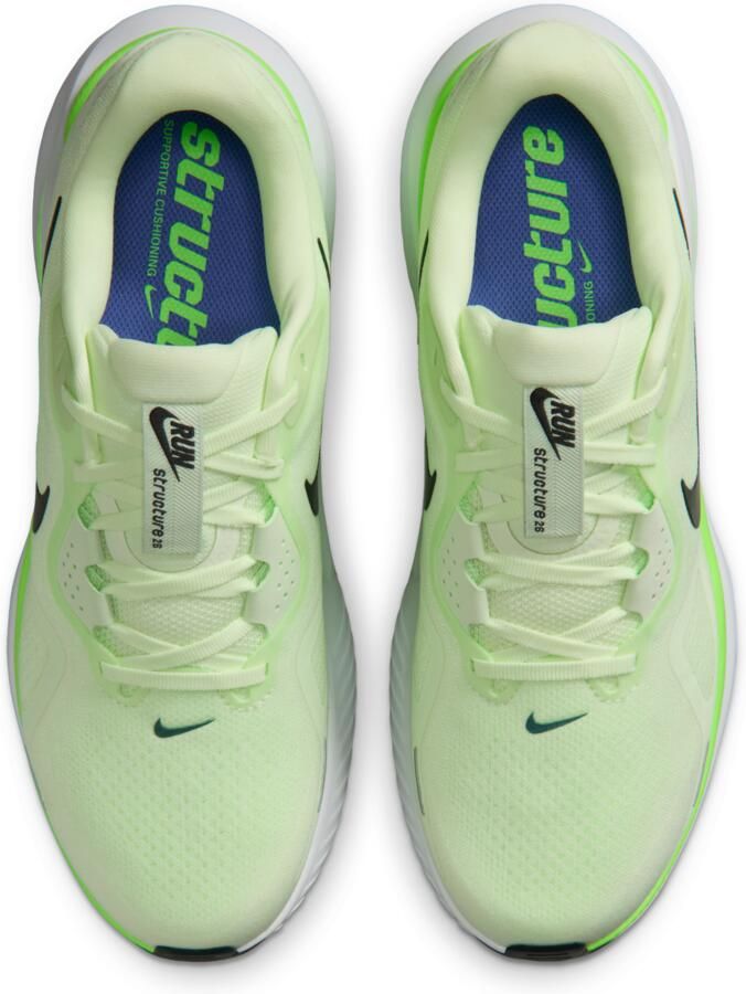 Nike Structure 26 hardloopschoenen voor heren (straat) Geel - Foto 2