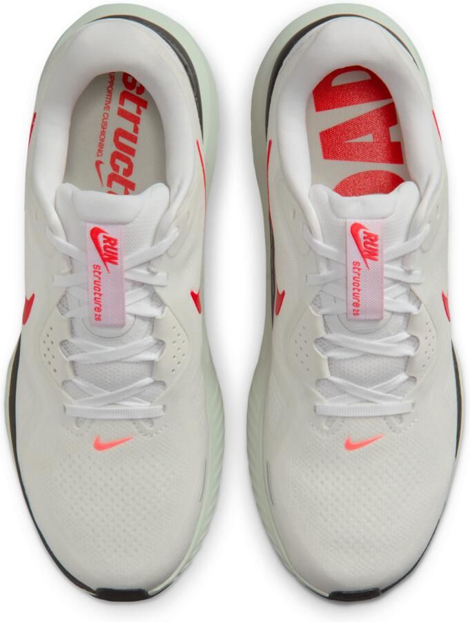 Nike Structure 26 hardloopschoenen voor heren (straat) Wit - Foto 2