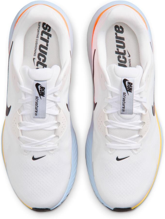 Nike Structure 26 hardloopschoenen voor heren (straat) Wit - Foto 2
