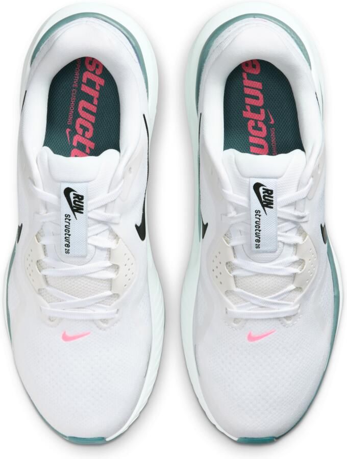 Nike Structure 26 hardloopschoenen voor heren (straat) Wit - Foto 2