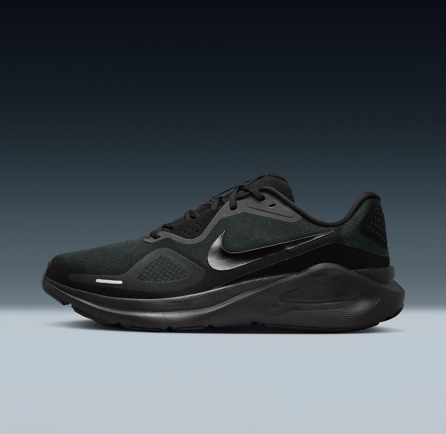 Nike Structure 26 hardloopschoenen voor heren (straat) Zwart