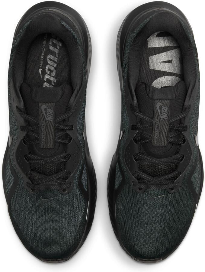 Nike Structure 26 hardloopschoenen voor heren (straat) Zwart - Foto 2