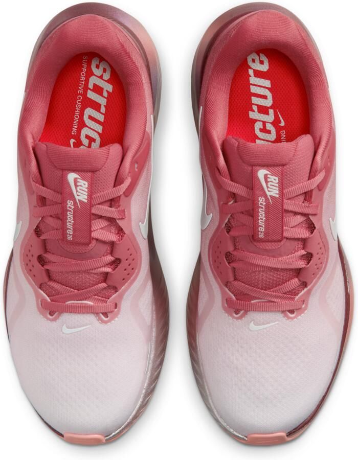 Nike Structure 26 SE hardloopschoenen voor dames (straat) Rood - Foto 2