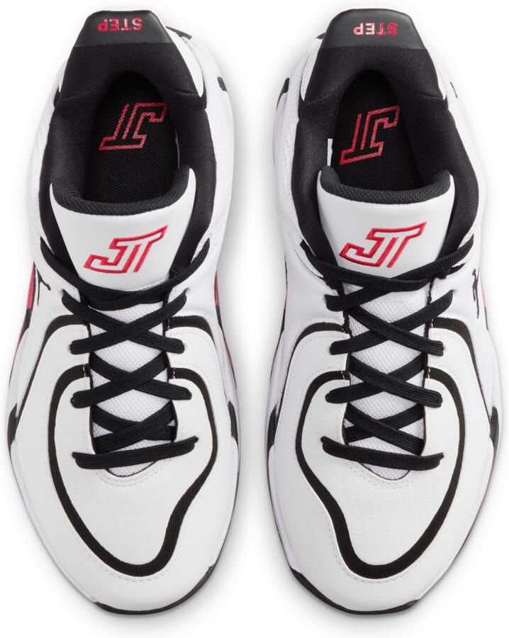 Jordan Tatum Kindersneakers Wit Leer - Foto 2