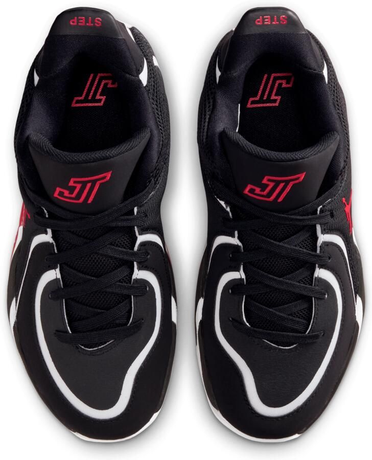 Jordan Tatum Kindersneakers Zwart Leer