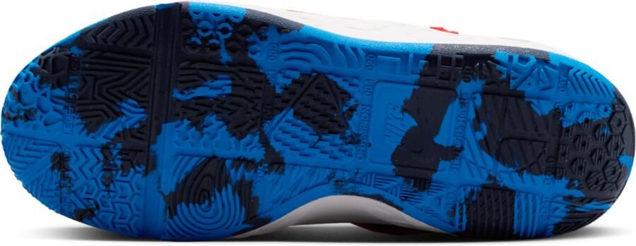 Nike Team Hustle D 12 basketbalschoenen voor kids Blauw - Foto 4