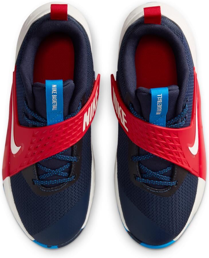 Nike Team Hustle D 12 basketbalschoenen voor kids Blauw - Foto 2