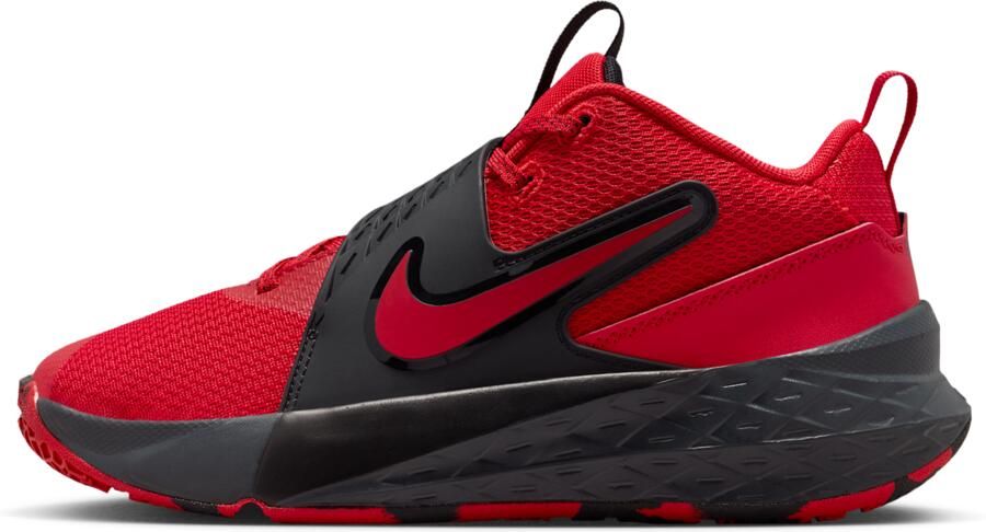 Nike Team Hustle D 12 basketbalschoenen voor kids Rood