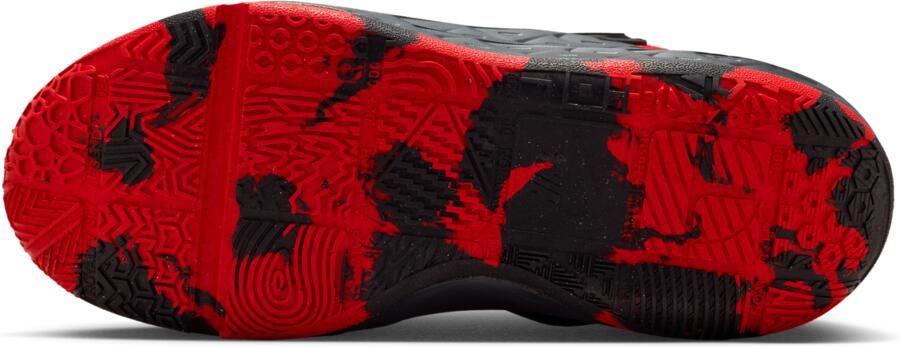 Nike Team Hustle D 12 basketbalschoenen voor kids Rood - Foto 4