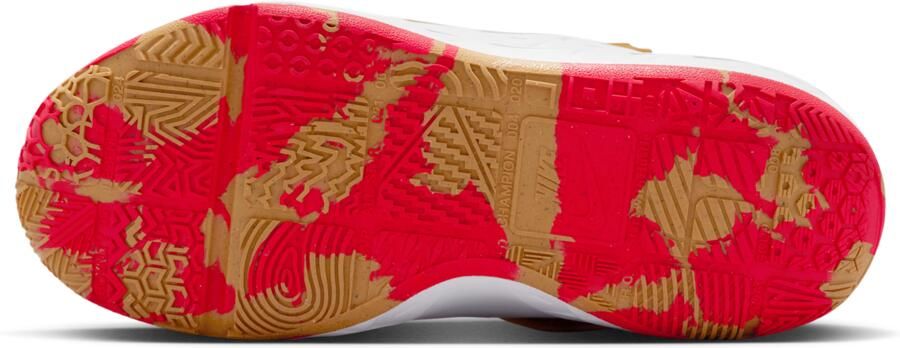 Nike Team Hustle D 12 basketbalschoenen voor kids Rood - Foto 4